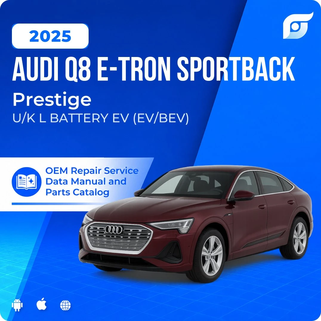 2025 Audi Q8 e-tron Sportback Prestige - OEM Repair Service Manual