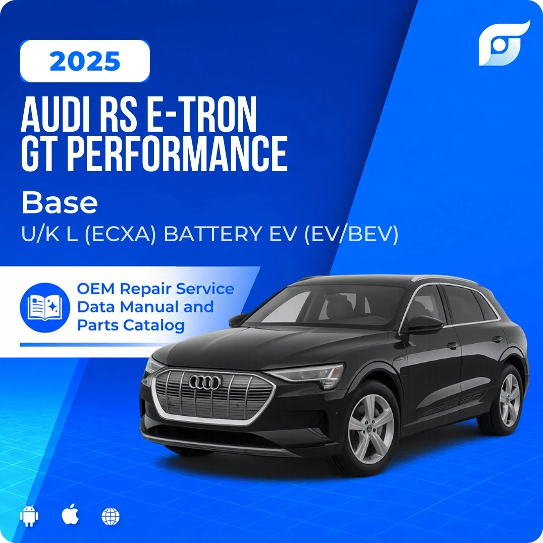 2025 Audi RS e-tron GT Performance Base - OEM Repair Service Manual