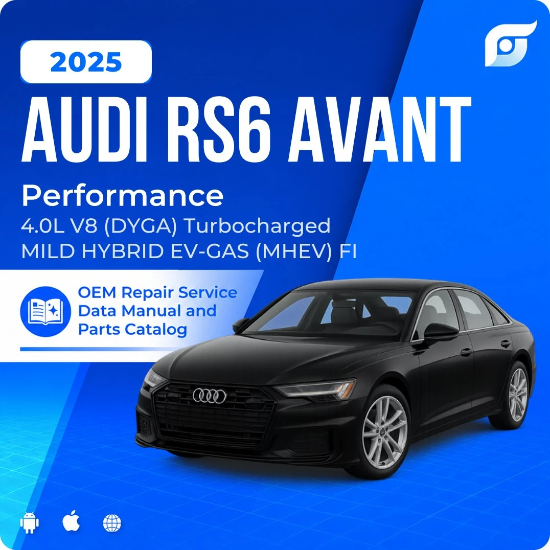 2025 Audi RS6 Avant Performance - OEM Repair Service Manual