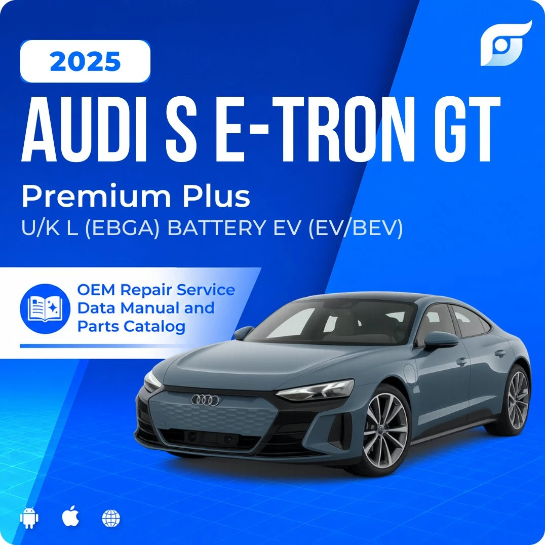 2025 Audi S e-tron GT Premium Plus - OEM Repair Service Manual