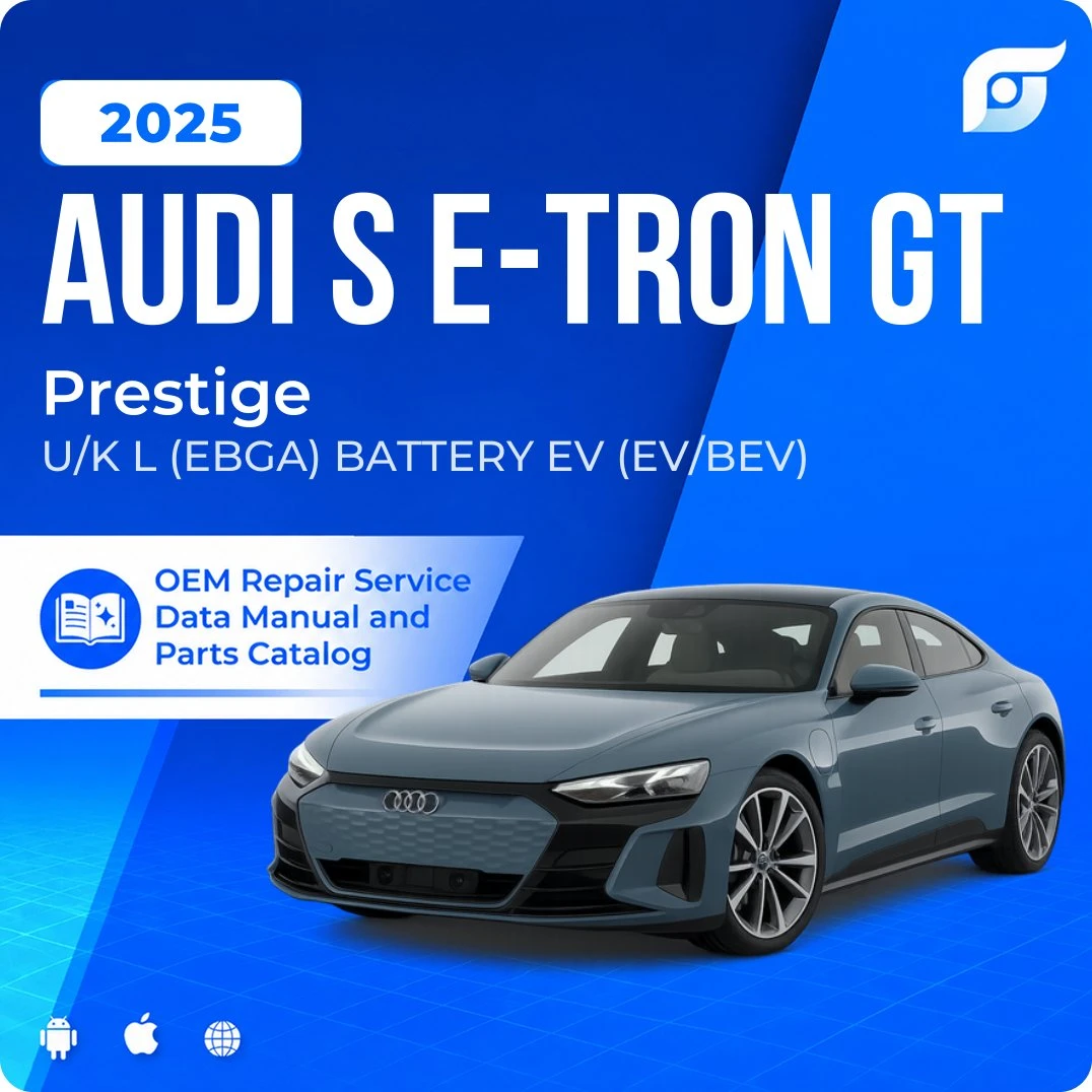2025 Audi S e-tron GT Prestige - OEM Repair Service Manual