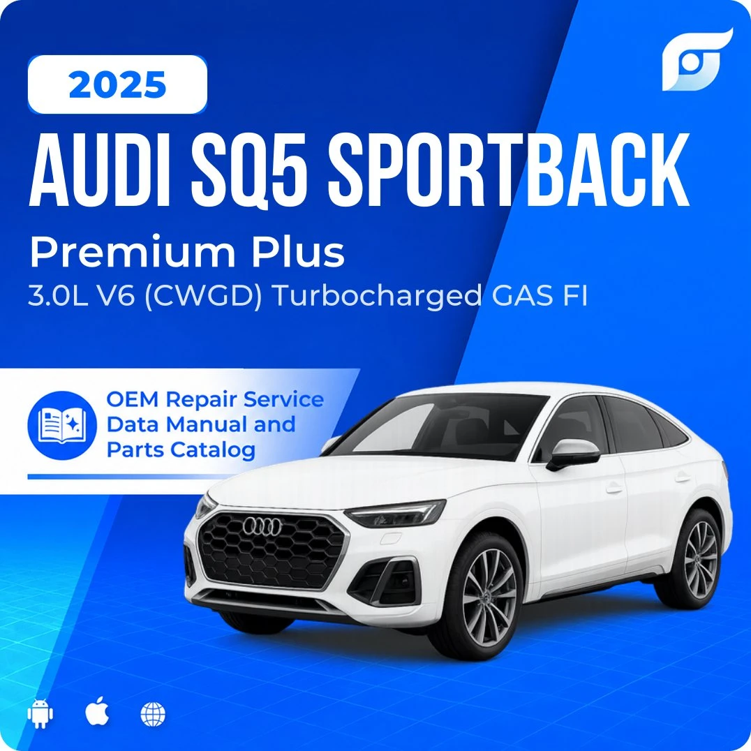 2025 Audi SQ5 Sportback Premium Plus - OEM Repair Service Manual