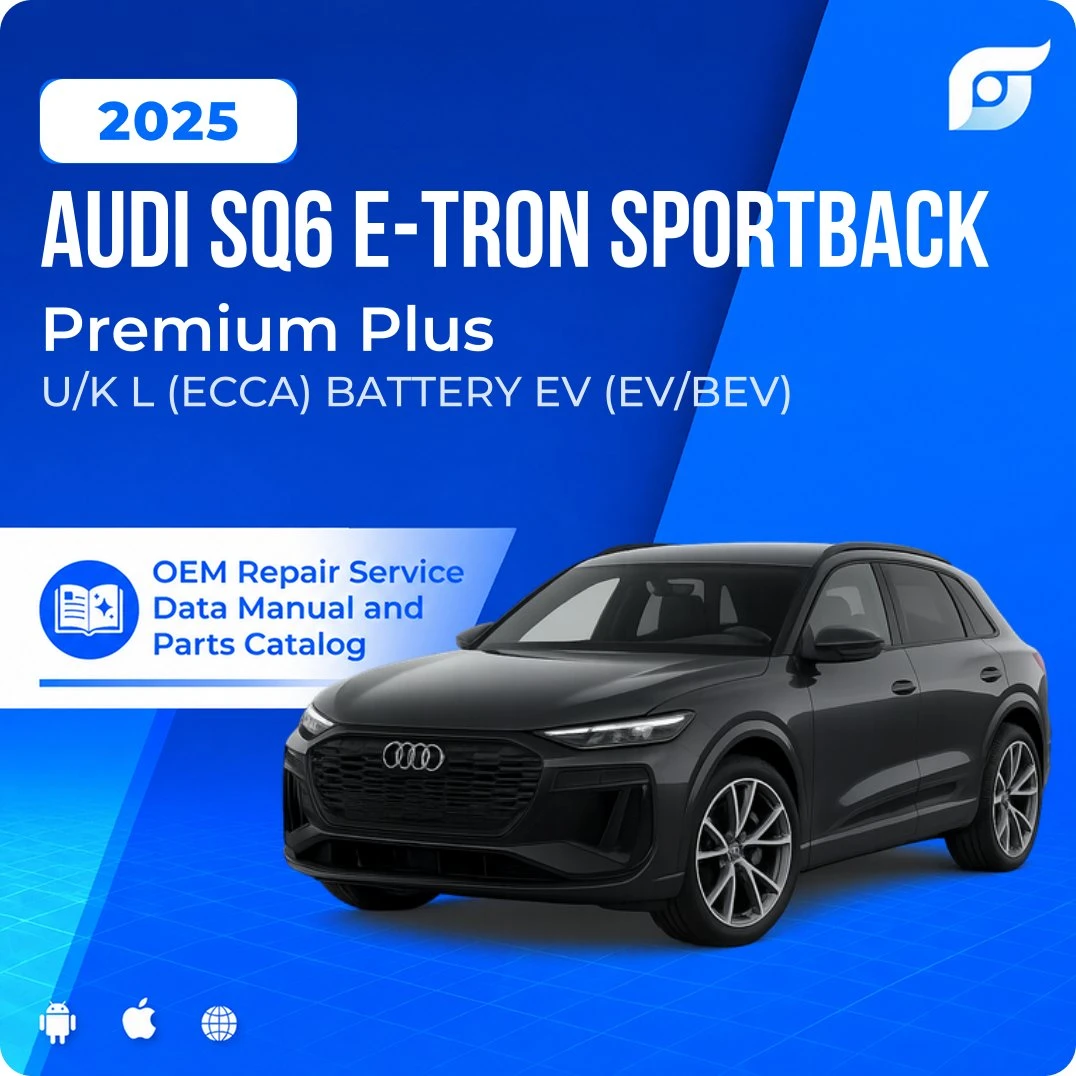 2025 Audi SQ6 e-tron Sportback Premium Plus - OEM Repair Service Manual