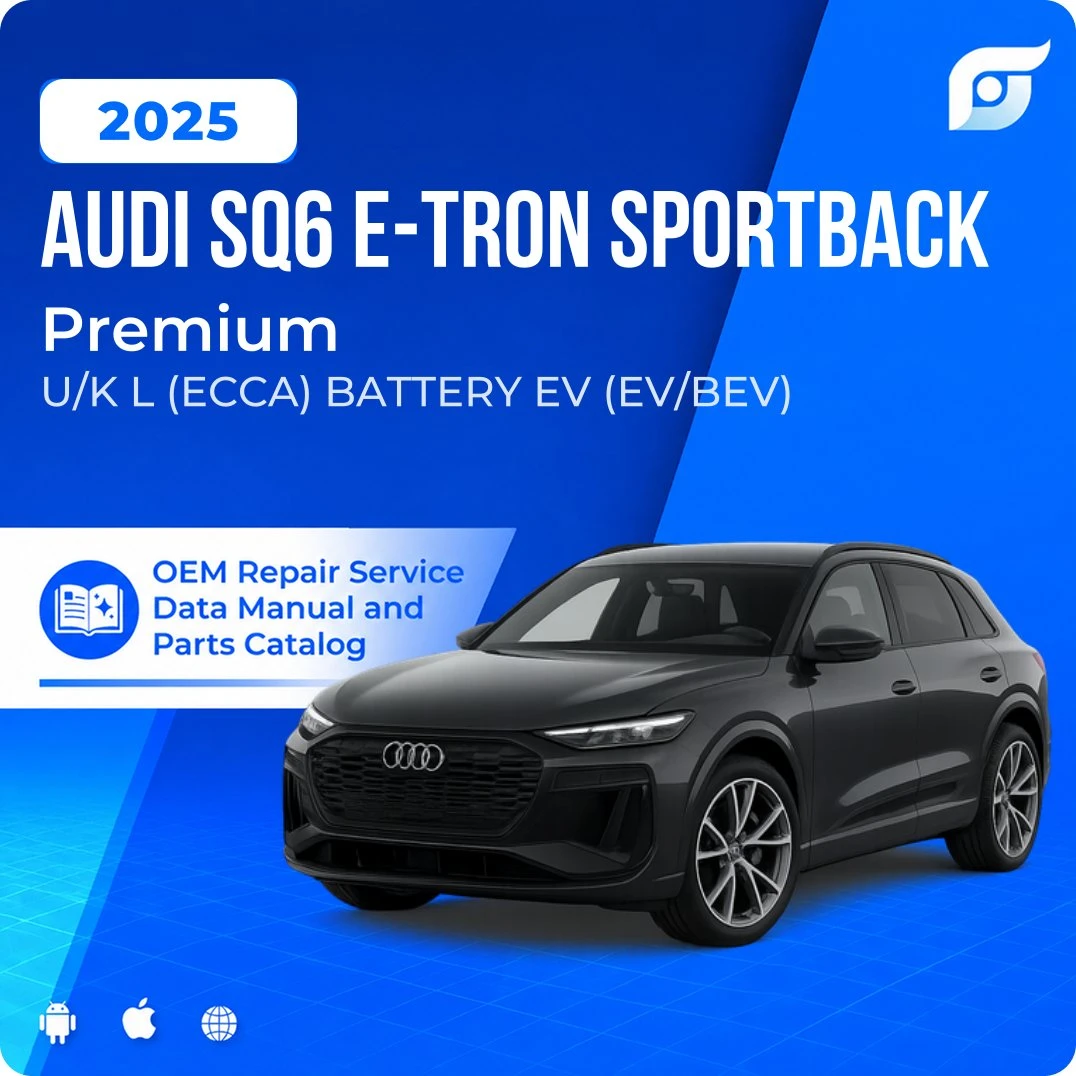 2025 Audi SQ6 e-tron Sportback Premium - OEM Repair Service Manual