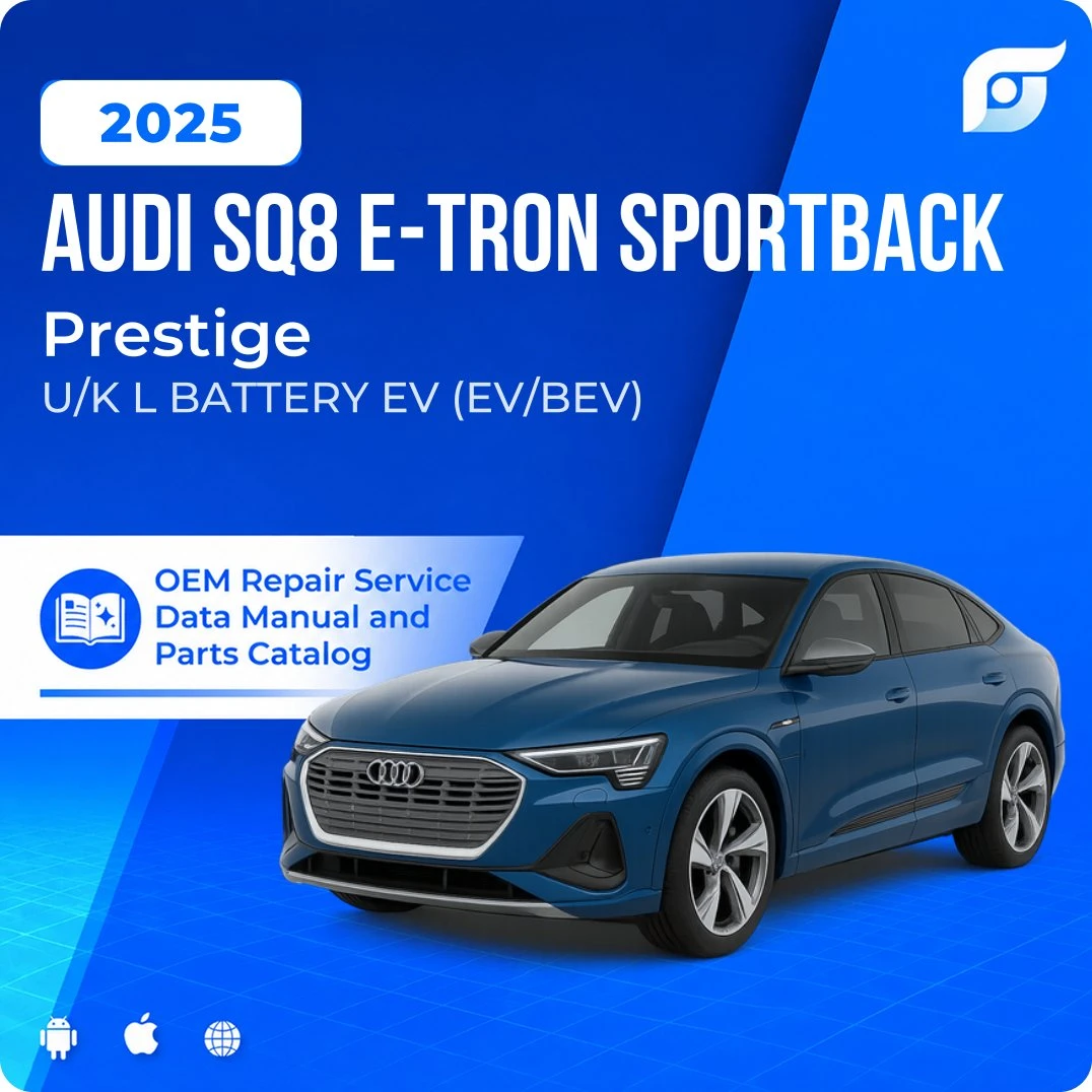 2025 Audi SQ8 e-tron Sportback Prestige - OEM Repair Service Manual