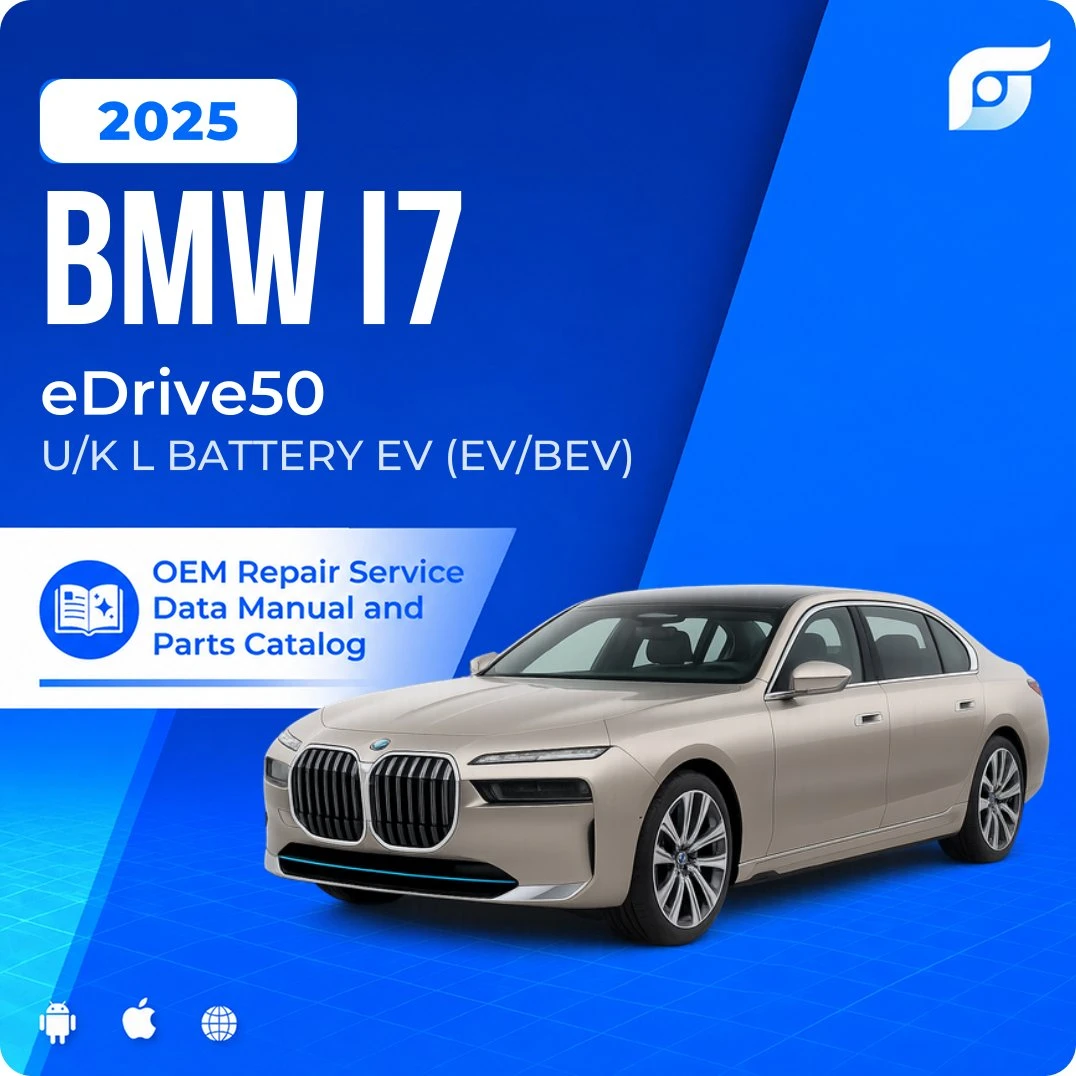 2025 BMW i7 eDrive50 - OEM Repair Service Manual