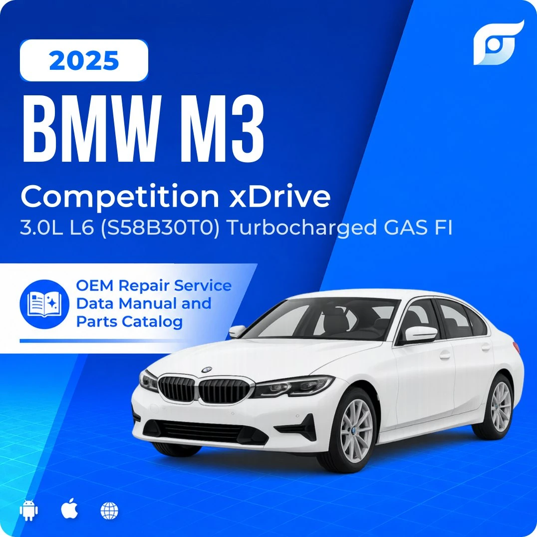 2025 BMW M3 Competition xDrive - OEM Repair Service Manual
