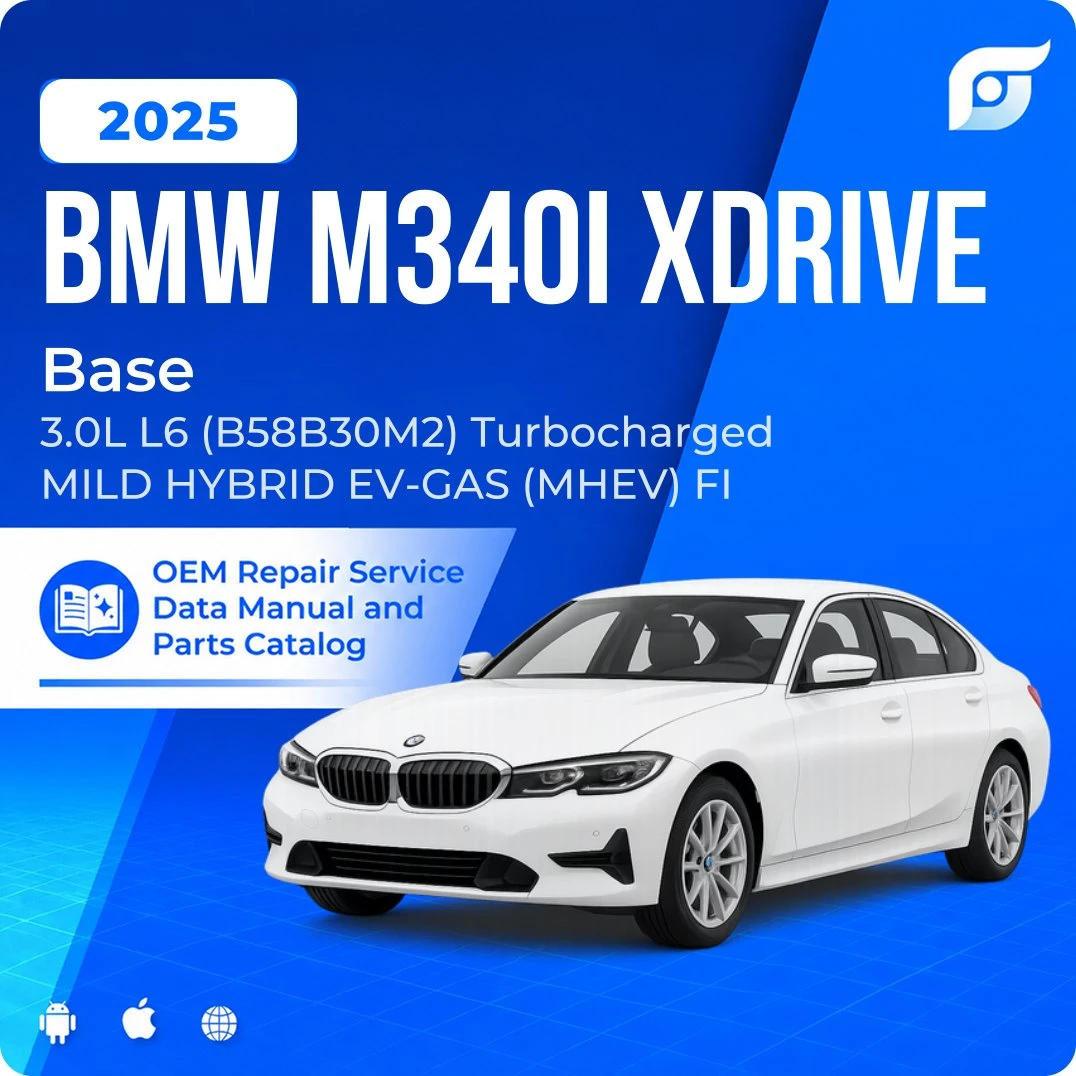 2025 BMW M340i xDrive Base - OEM Repair Service Manual