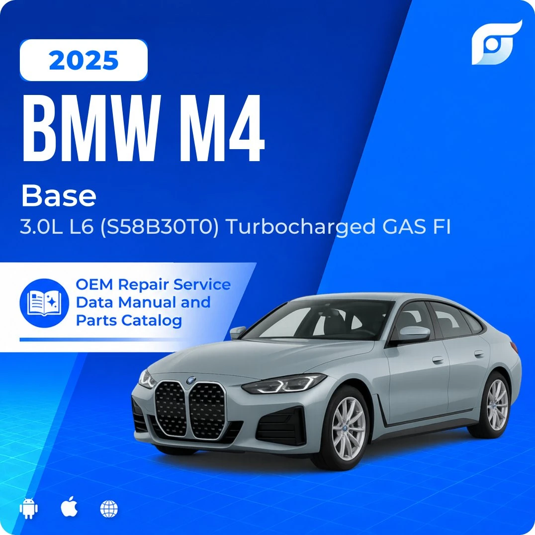 2025 BMW M4 Base - OEM Repair Service Manual