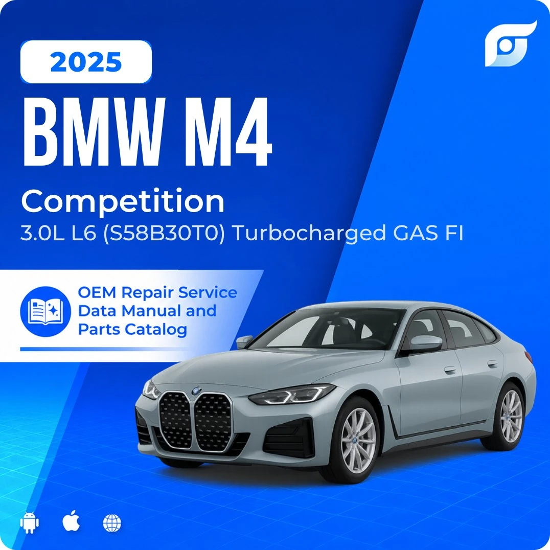 2025 BMW M4 Competition - OEM Repair Service Manual