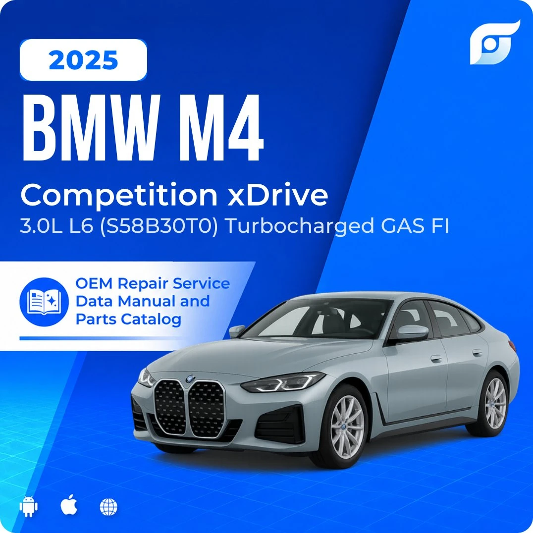 2025 BMW M4 Competition xDrive - OEM Repair Service Manual