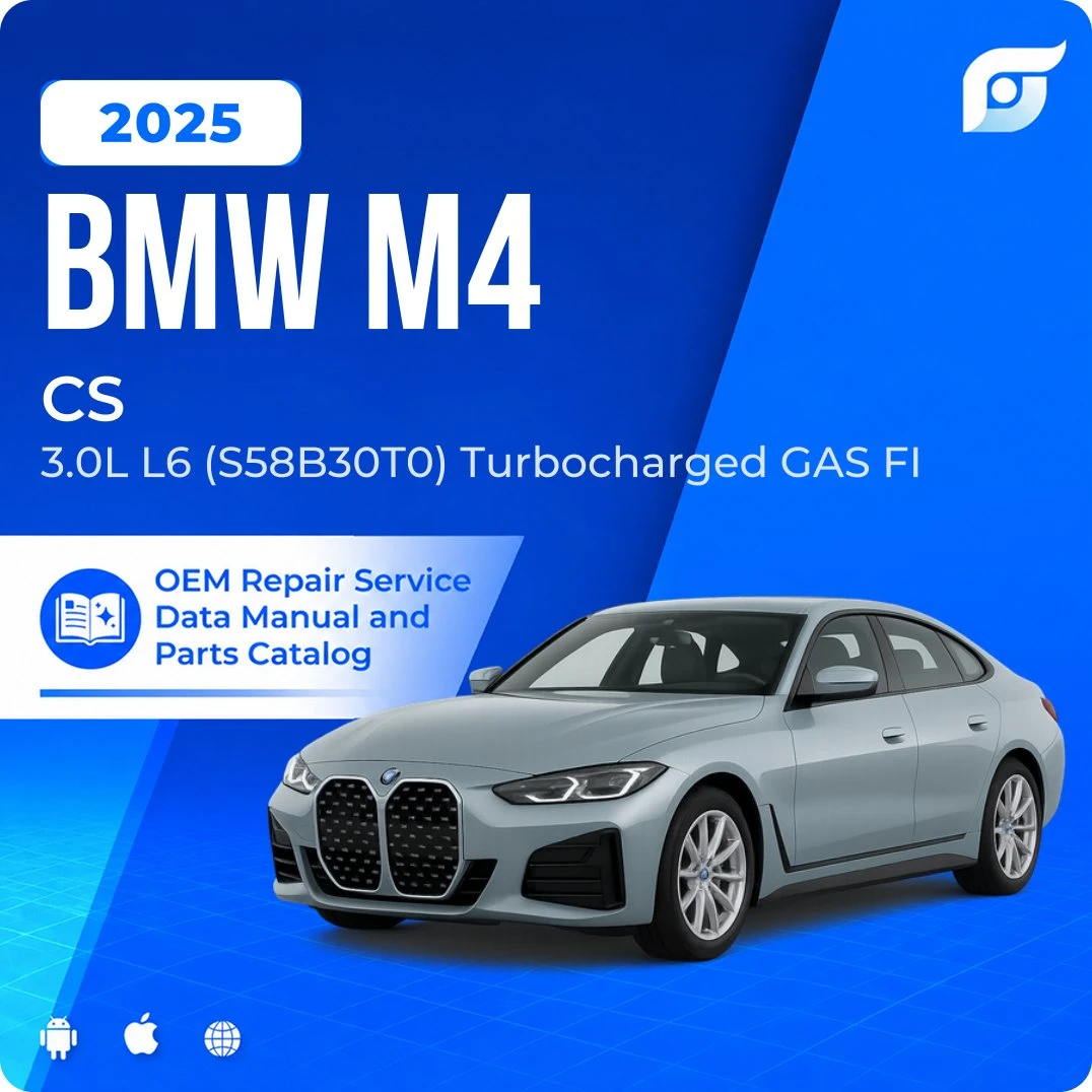 2025 BMW M4 CS - OEM Repair Service Manual
