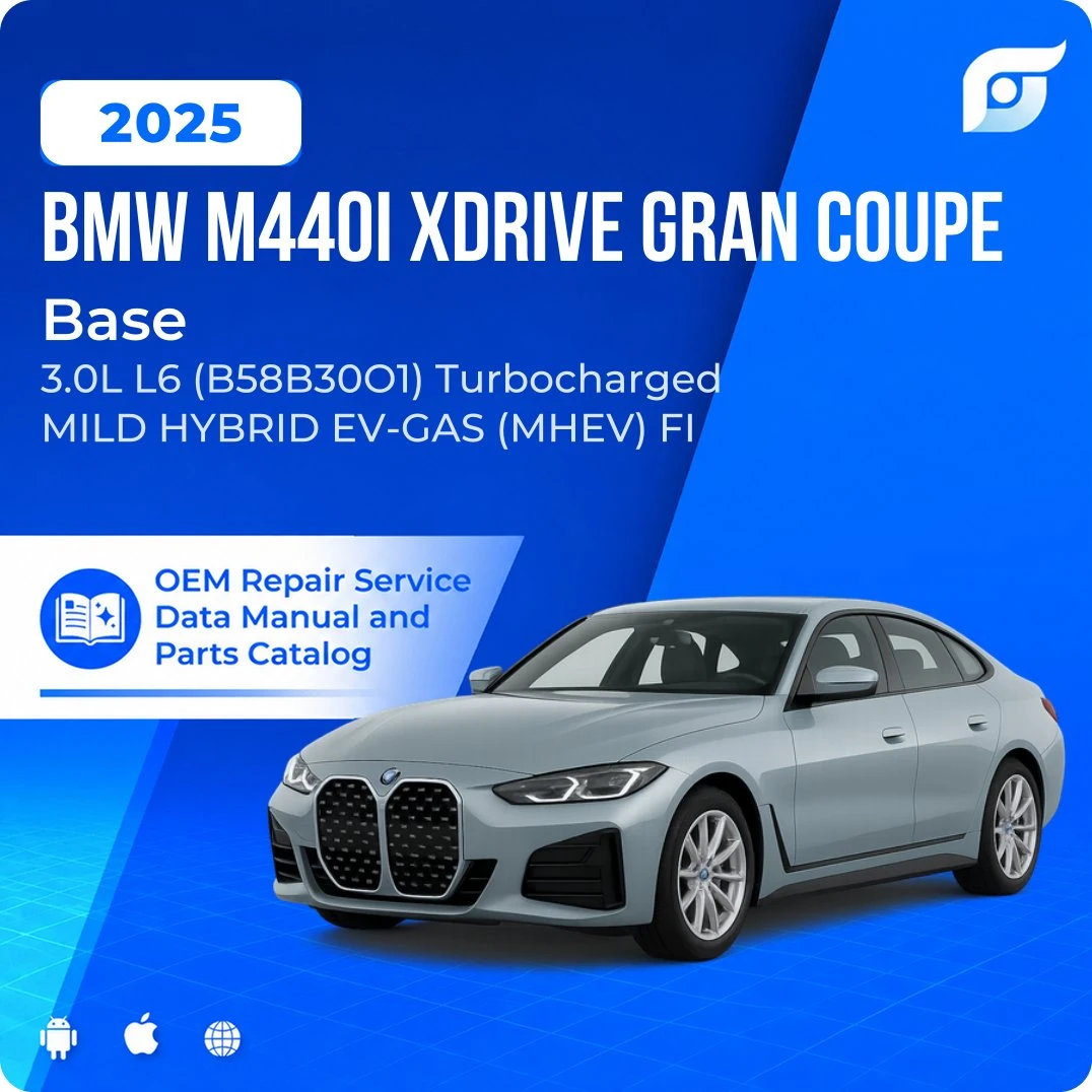 2025 BMW M440i xDrive Gran Coupe Base - OEM Repair Service Manual