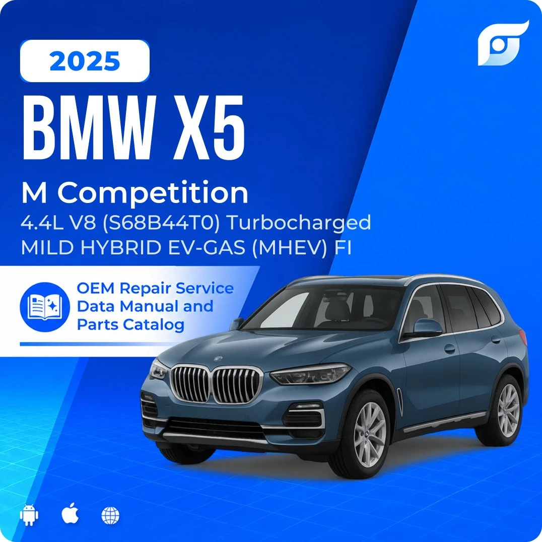 2025 BMW X5 M Competition - OEM Repair Service Manual