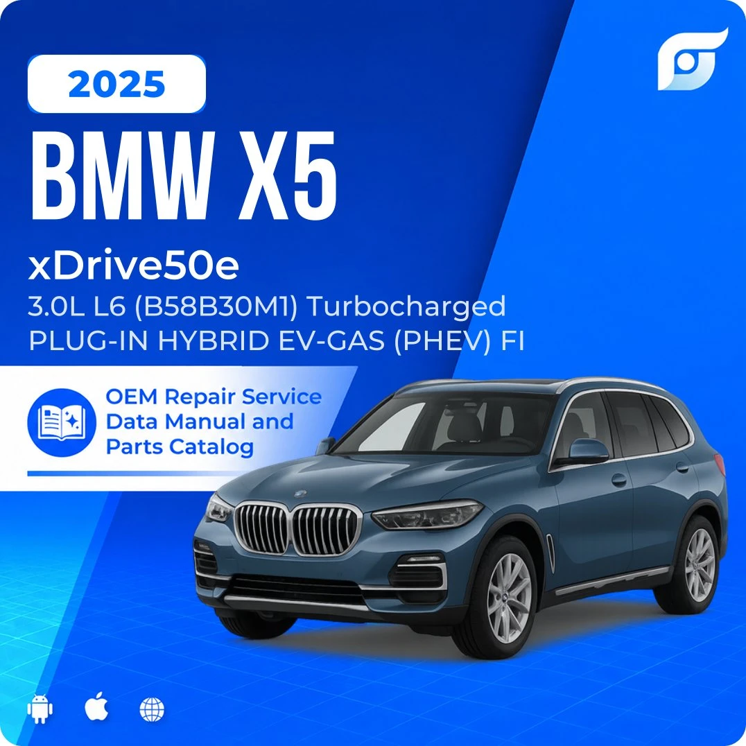 2025 BMW X5 xDrive50e - OEM Repair Service Manual