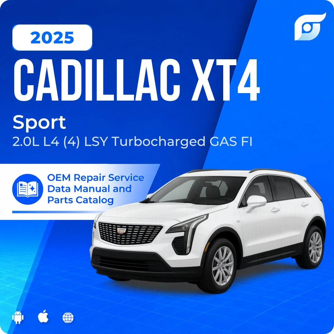 2025 Cadillac XT4 Sport - OEM Repair Service Manual