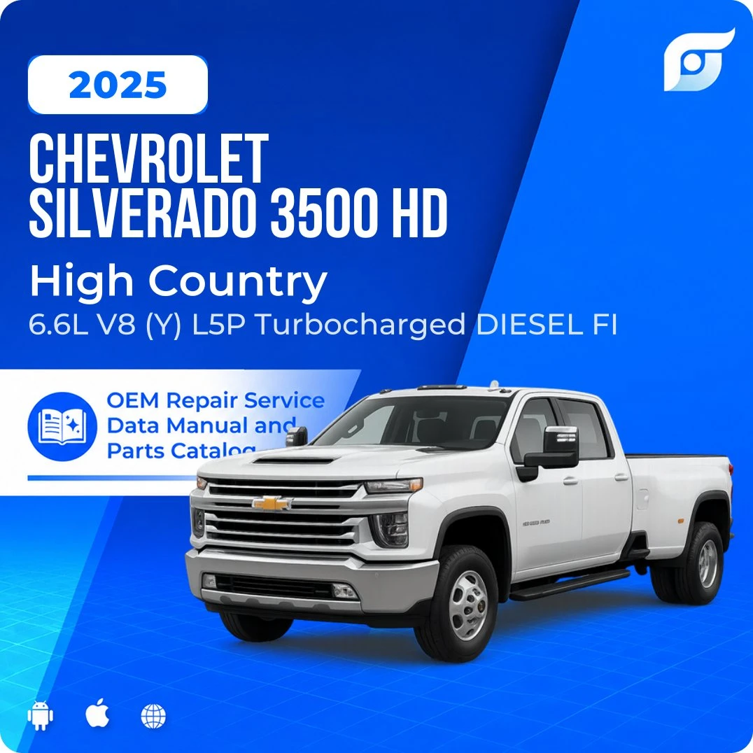 2025 Chevrolet Silverado 3500 HD High Country - OEM Repair Service Manual