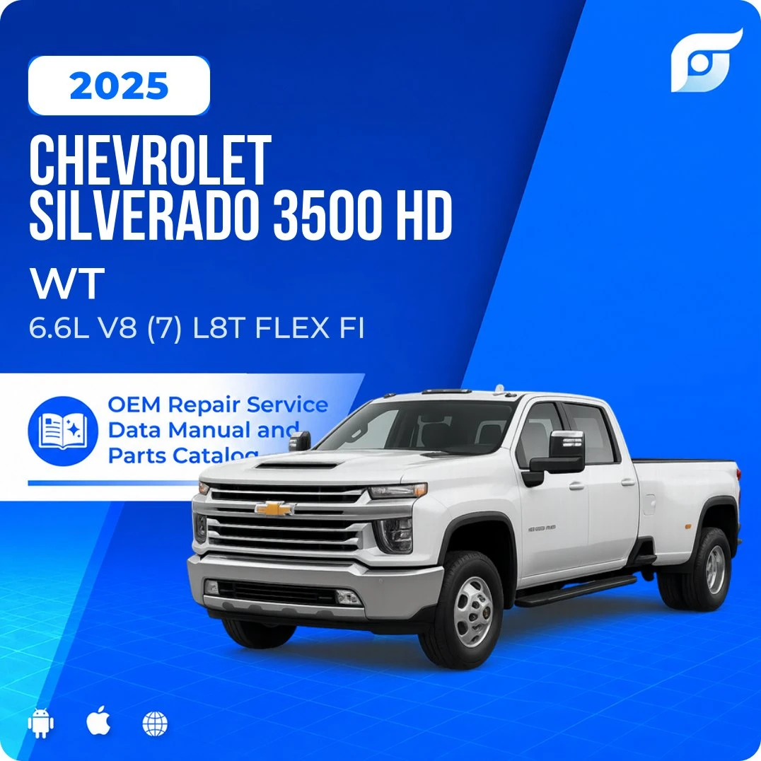 2025 Chevrolet Silverado 3500 HD WT - OEM Repair Service Manual