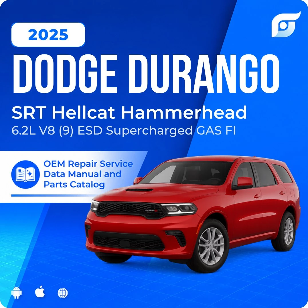 2025 Dodge Durango SRT Hellcat Hammerhead - OEM Repair Service Manual