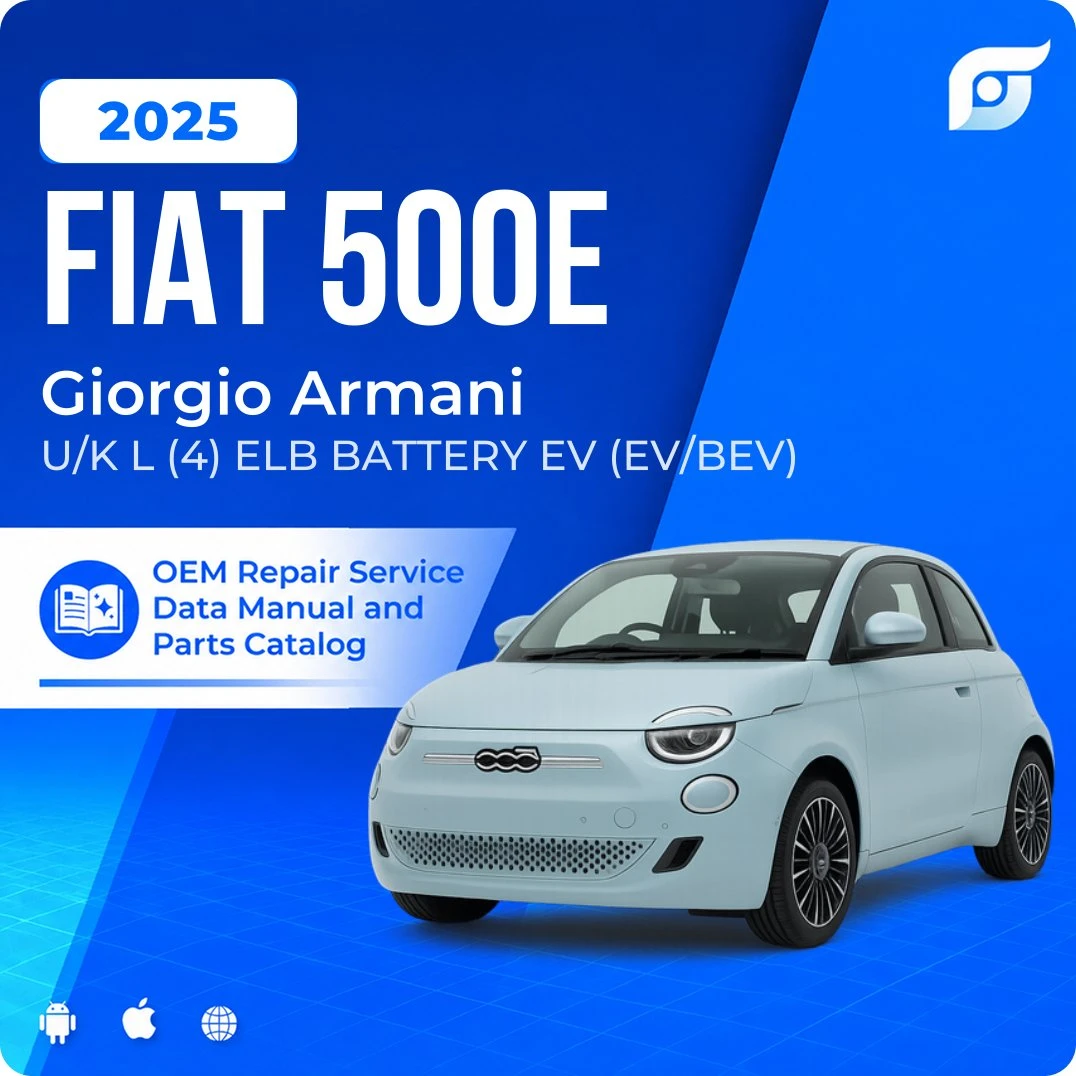 2025 Fiat 500E Giorgio Armani - OEM Repair Service Manual