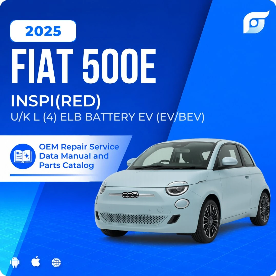 2025 Fiat 500E INSPI(RED) - OEM Repair Service Manual