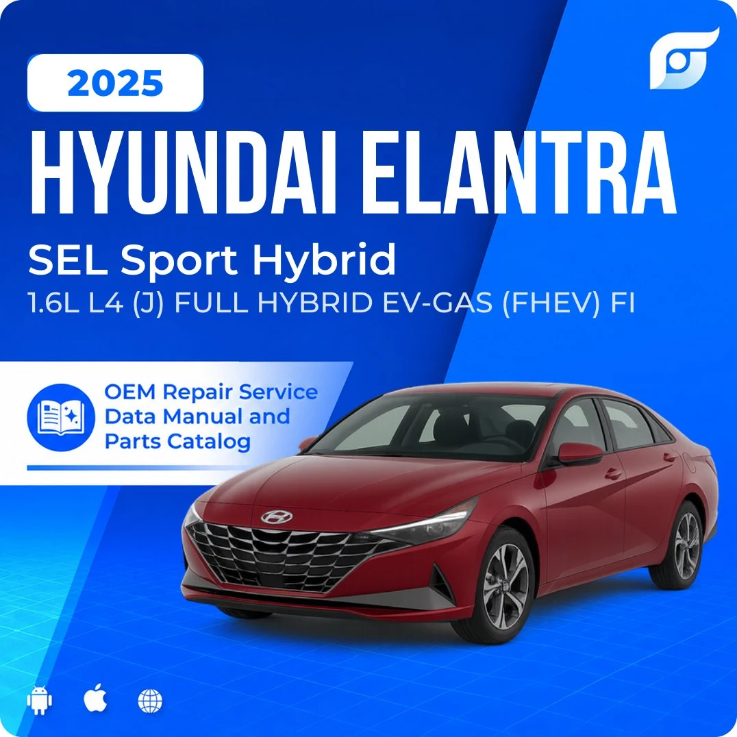 2025 Hyundai Elantra SEL Sport Hybrid - OEM Repair Service Manual