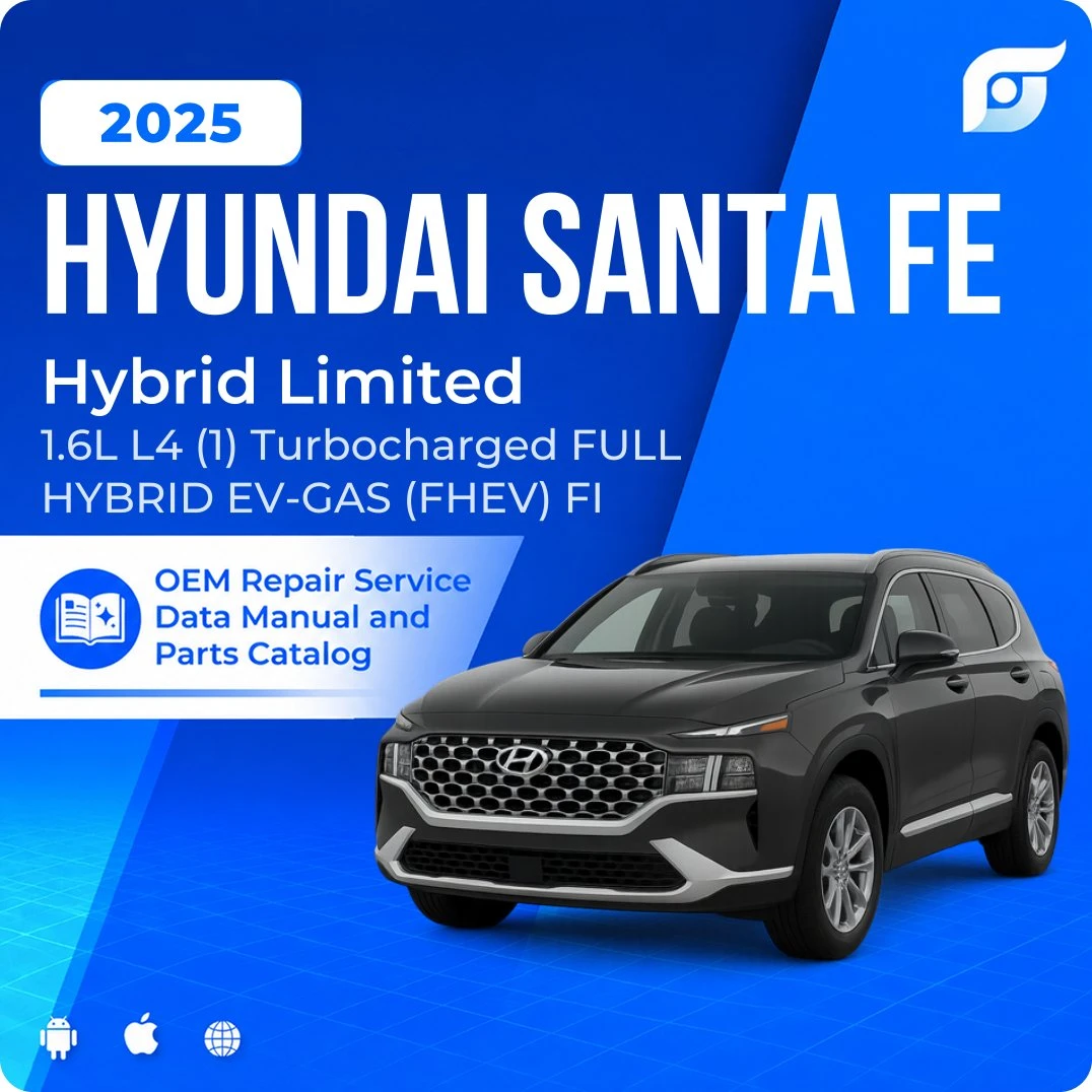 2025 Hyundai Santa Fe Hybrid Limited - OEM Repair Service Manual