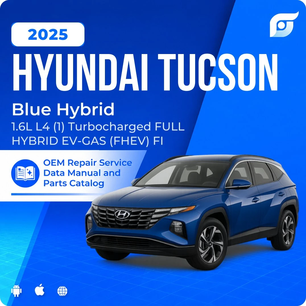 2025 Hyundai Tucson Blue Hybrid - OEM Repair Service Manual