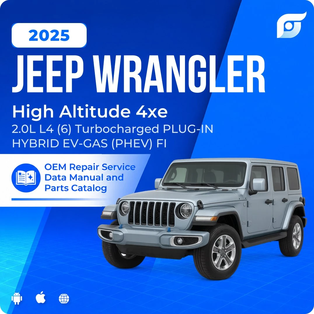 2025 Jeep Wrangler High Altitude 4xe - OEM Repair Service Manual