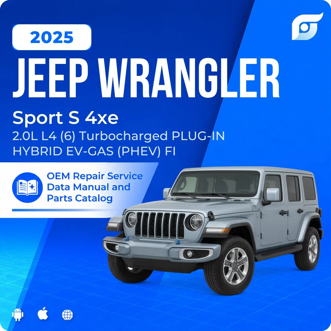 2025 Jeep Wrangler Sport S 4xe - OEM Repair Service Manual