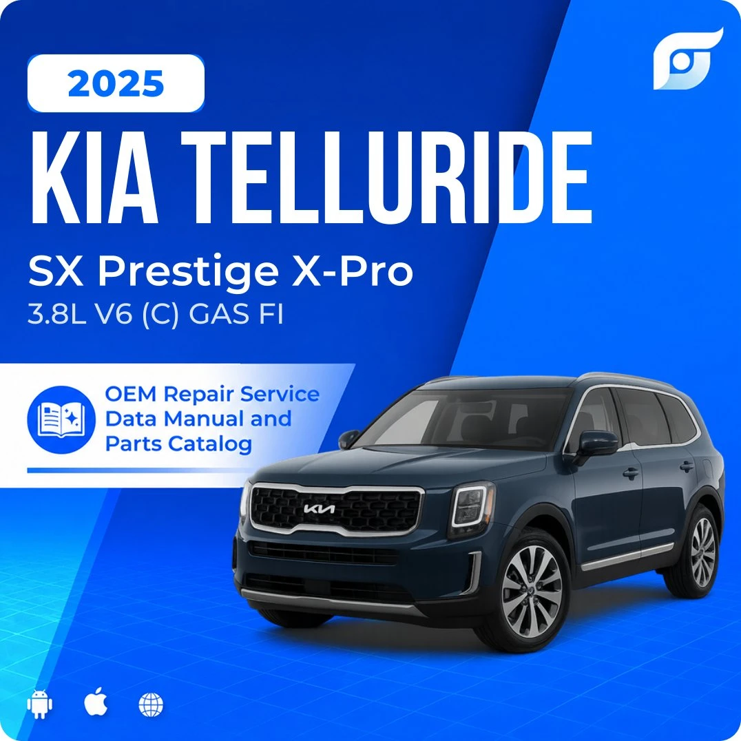 2025 Kia Telluride SX Prestige X-Pro - OEM Repair Service Manual