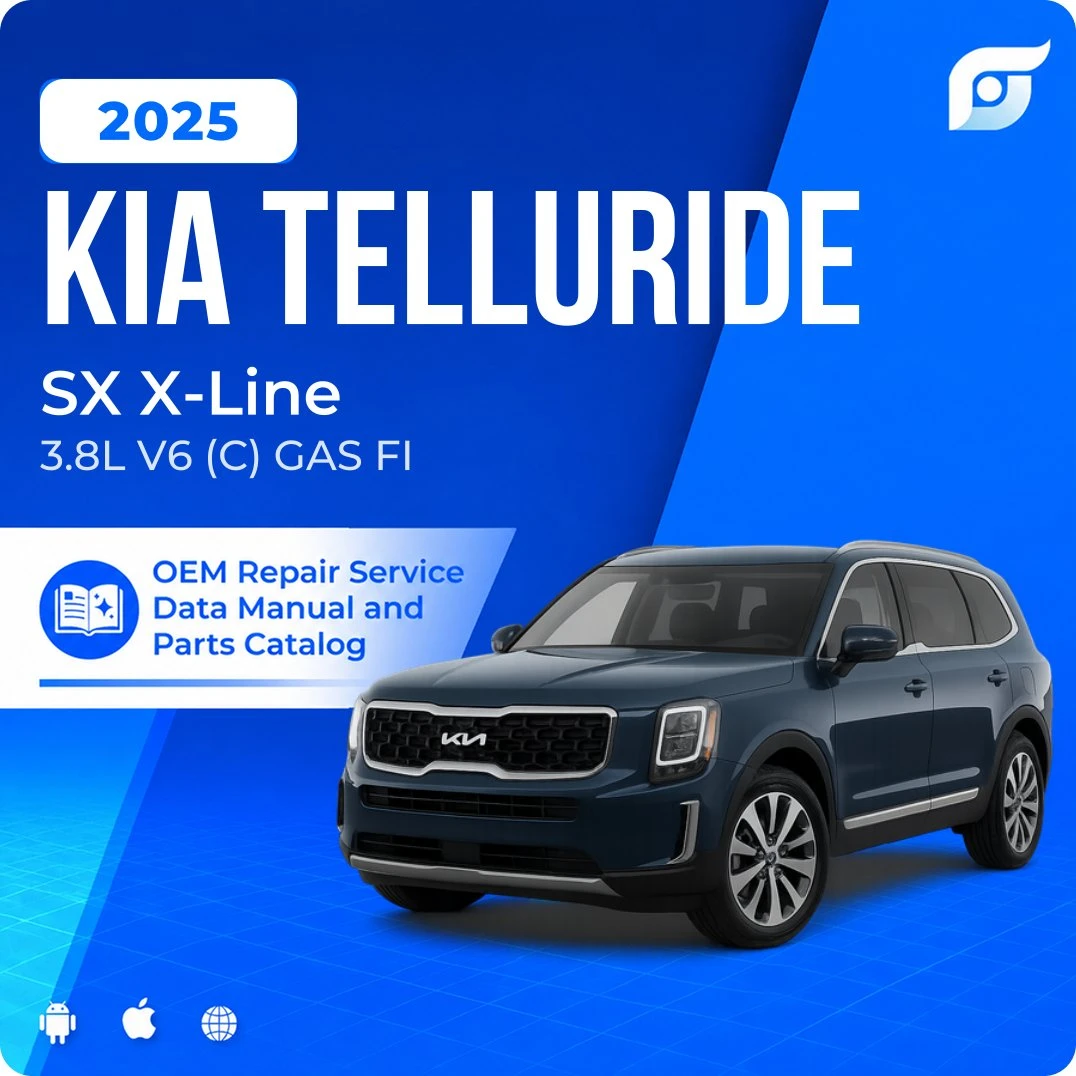 2025 Kia Telluride SX X-Line - OEM Repair Service Manual