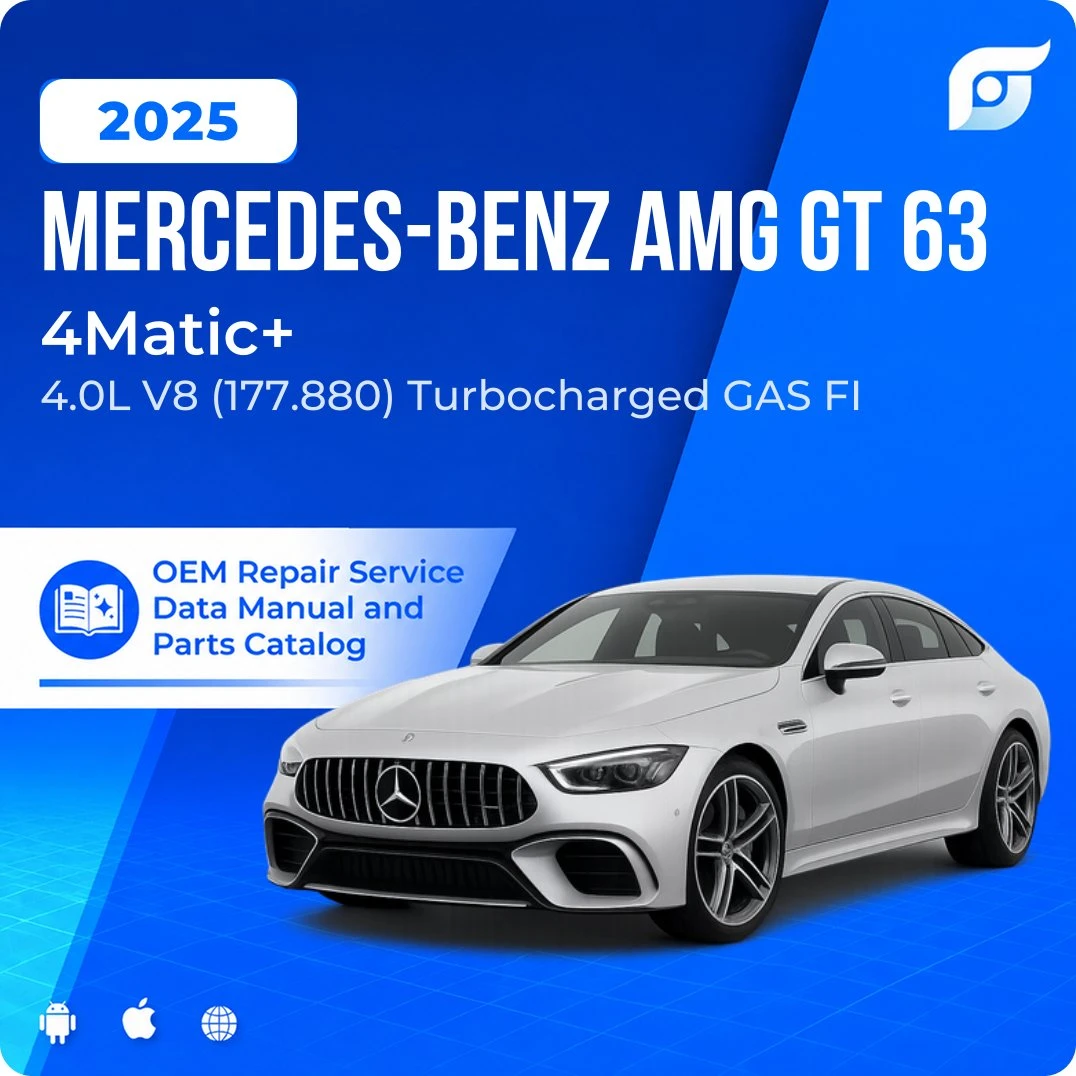 2025 Mercedes-Benz AMG GT 63 4Matic+ - OEM Repair Service Manual