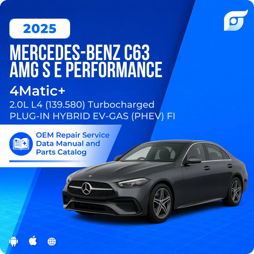2025 Mercedes-Benz C63 AMG S E Performance 4Matic+ - OEM Repair Service Manual