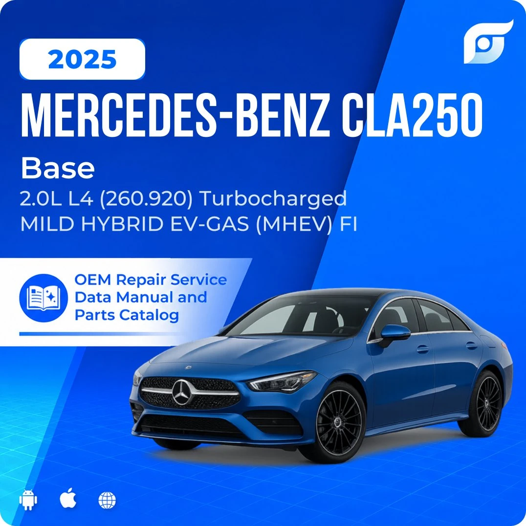 2025 Mercedes-Benz CLA250 Base - OEM Repair Service Manual