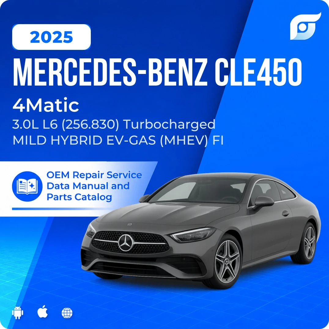 2025 Mercedes-Benz CLE450 4Matic - OEM Repair Service Manual
