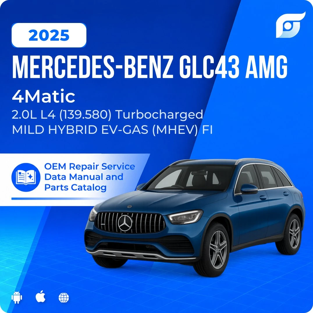 2025 Mercedes-Benz GLC43 AMG 4Matic - OEM Repair Service Manual