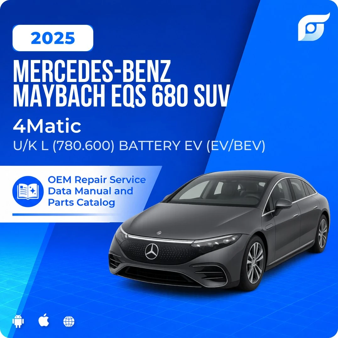 2025 Mercedes-Benz Maybach EQS 680 SUV 4Matic - OEM Repair Service Manual