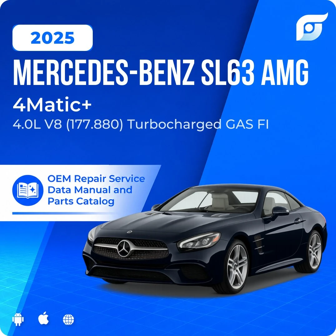 2025 Mercedes-Benz SL63 AMG 4Matic+ - OEM Repair Service Manual