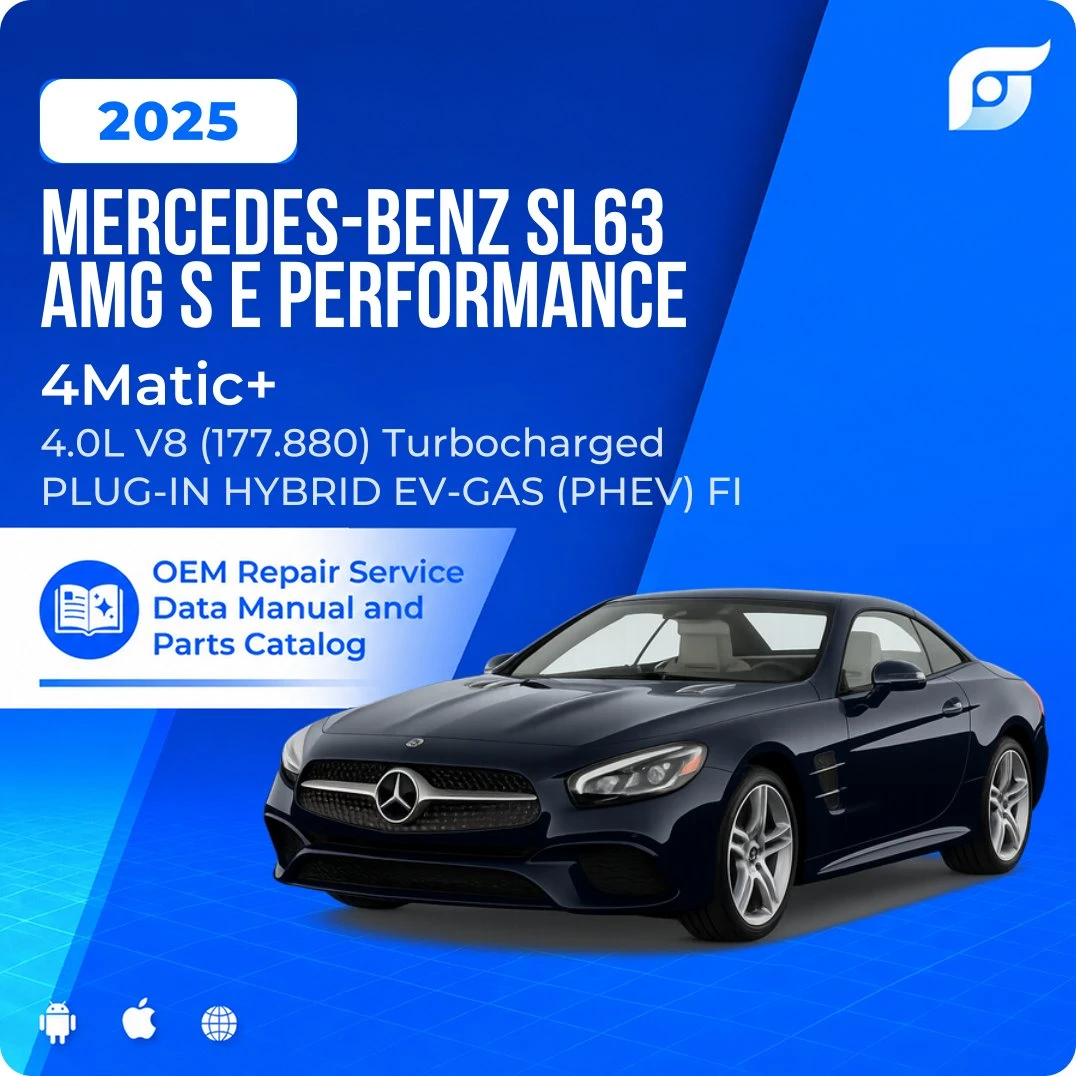 2025 Mercedes-Benz SL63 AMG S E Performance 4Matic+ - OEM Repair Service Manual