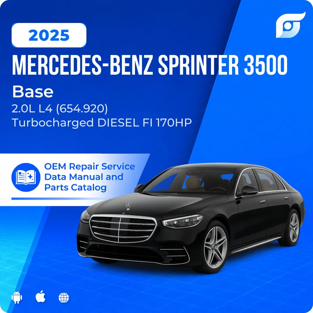 2025 Mercedes-Benz Sprinter 3500 Base - OEM Repair Service Manual