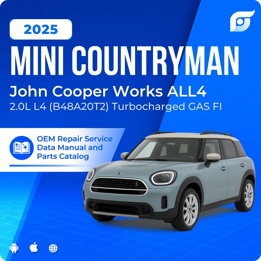 2025 Mini Countryman John Cooper Works ALL4 - OEM Repair Service Manual