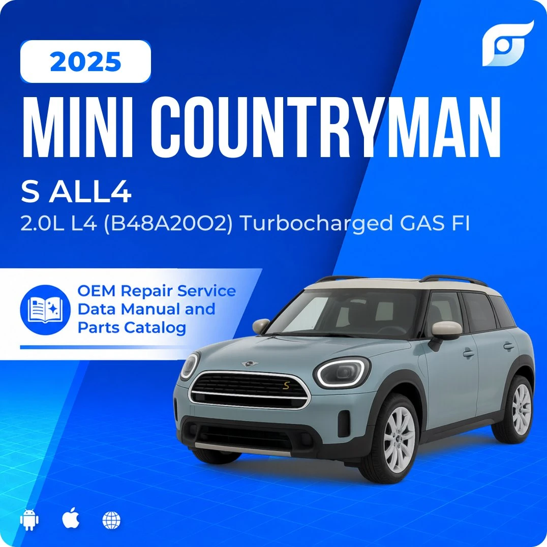 2025 Mini Countryman S ALL4 - OEM Repair Service Manual