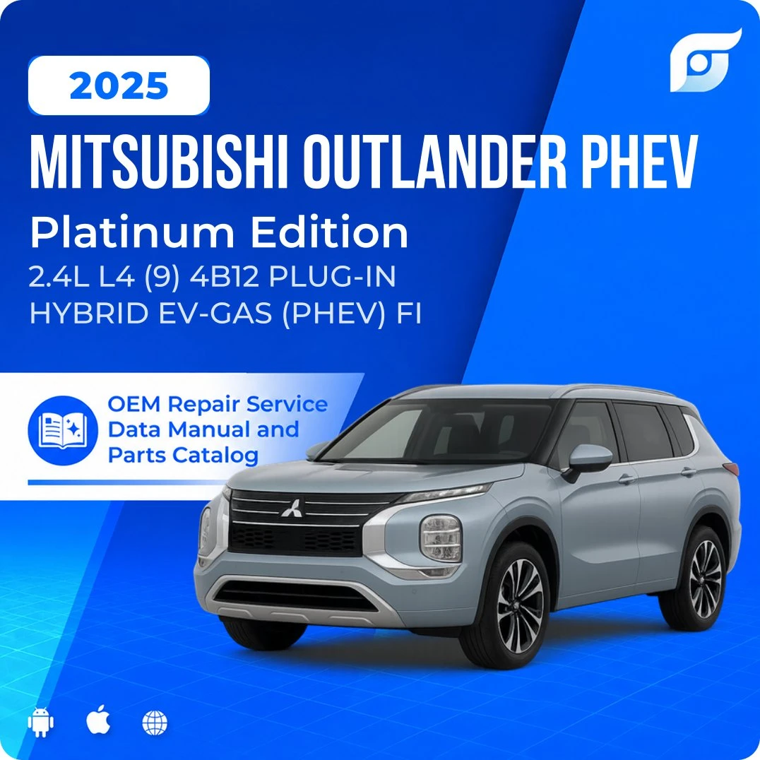2025 Mitsubishi Outlander PHEV Platinum Edition - OEM Repair Service Manual