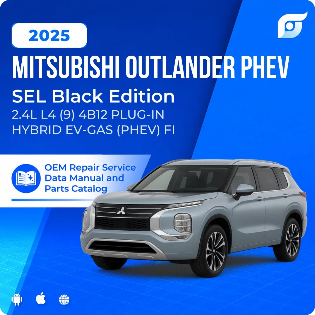 2025 Mitsubishi Outlander PHEV SEL Black Edition - OEM Repair Service Manual