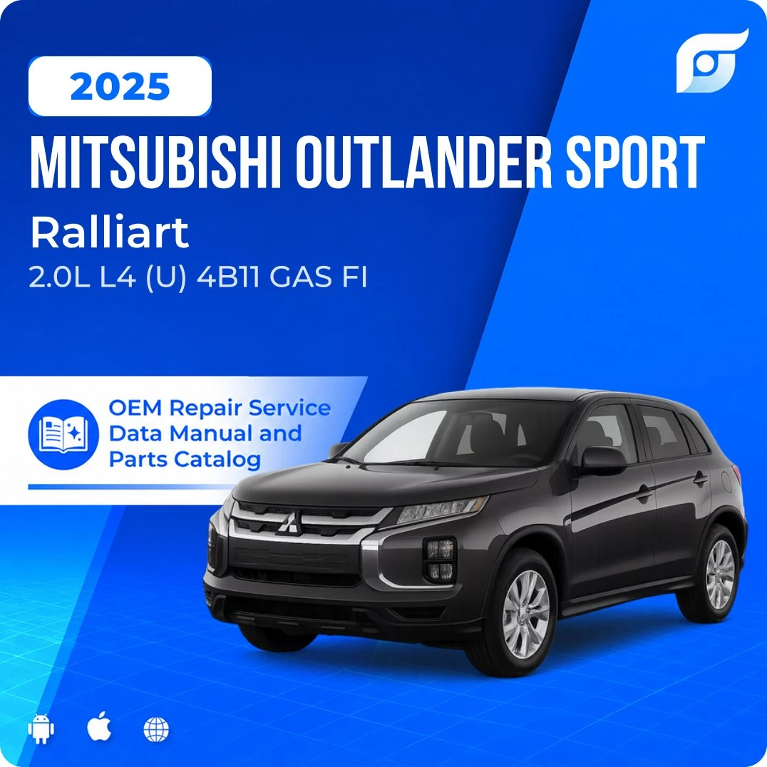 2025 Mitsubishi Outlander Sport Ralliart - OEM Repair Service Manual