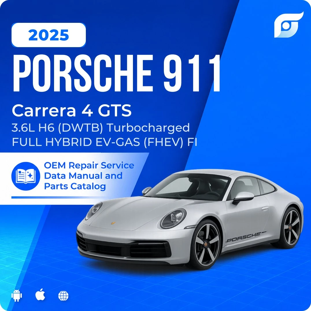 2025 Porsche 911 Carrera 4 GTS - OEM Repair Service Manual