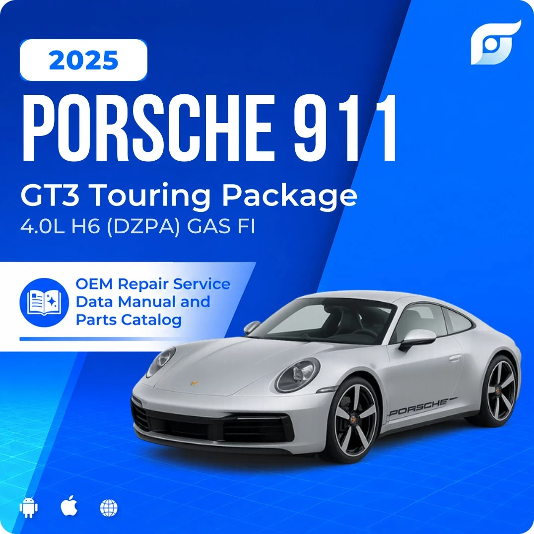 2025 Porsche 911 GT3 Touring Package - OEM Repair Service Manual