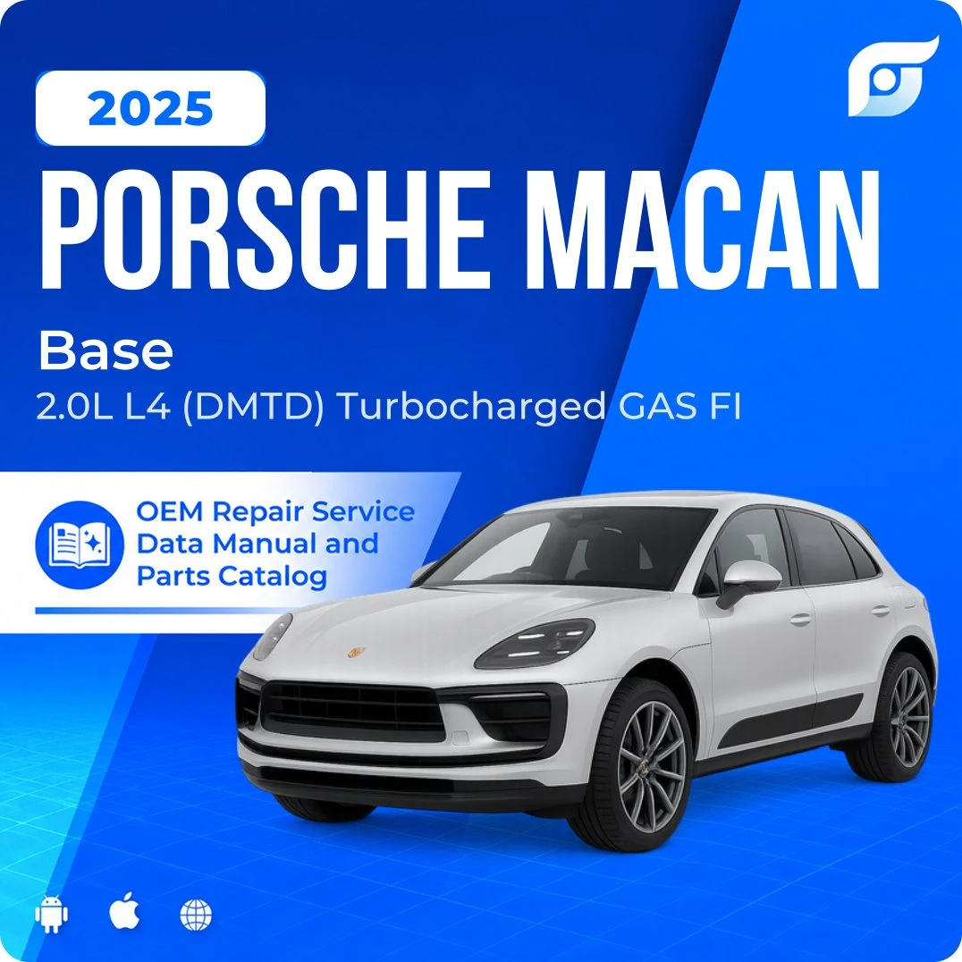 2025 Porsche Macan Base - OEM Repair Service Manual