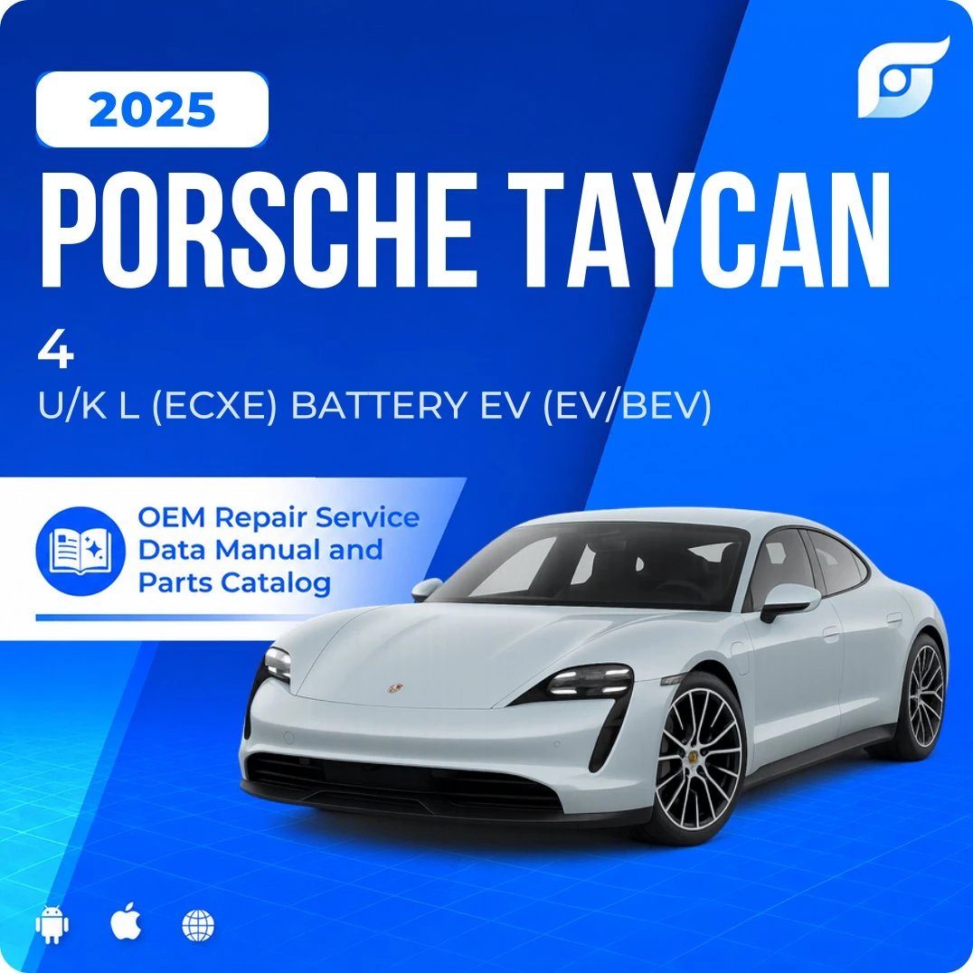 2025 Porsche Taycan 4 - OEM Repair Service Manual